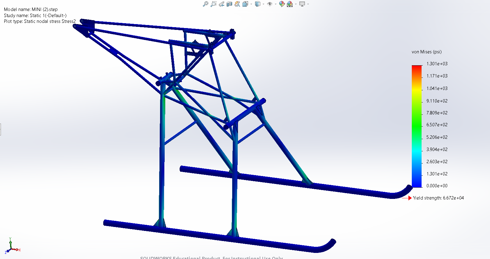 Revolution Mini-500 Helicopter Frame Analysis and Kit Production project image 7