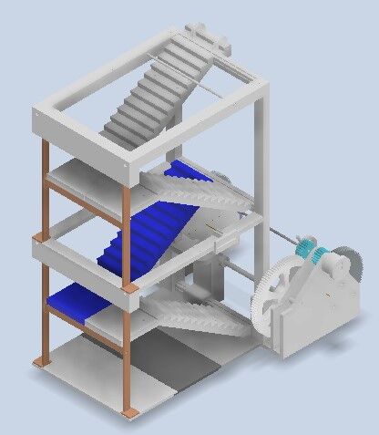 3-D Designed and Fabricated Demonstrative Physics-Based Simulation Model project image 2